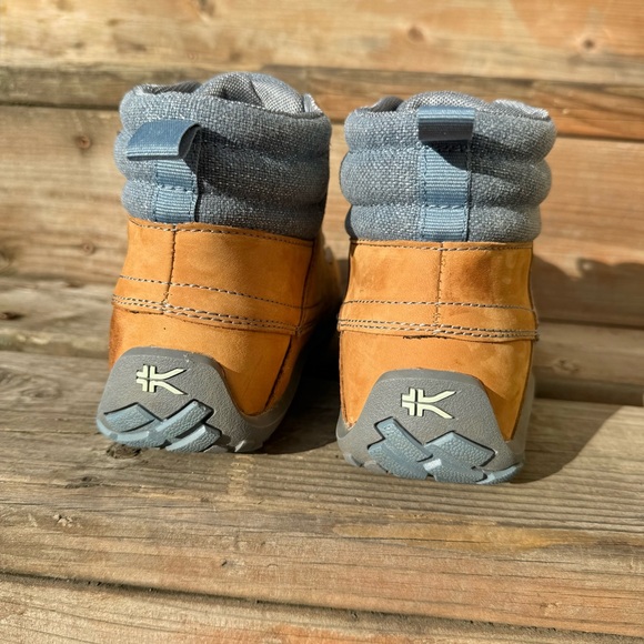 KURU Women’s Size 6.5 Leather Hiking Boots – Tan/Grey, KURUSOLE comfort - Picture 7 of 13